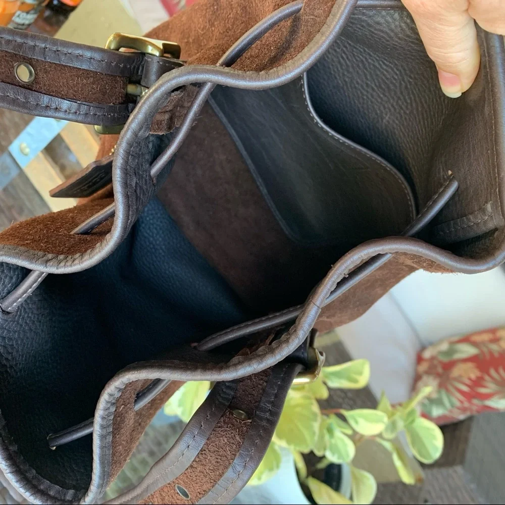 Berkeley Drawstring in Mahogany Vintage Coach #9012 - Picture 10 of 12